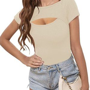 WAYMAKER Bodysuit Tan Size M